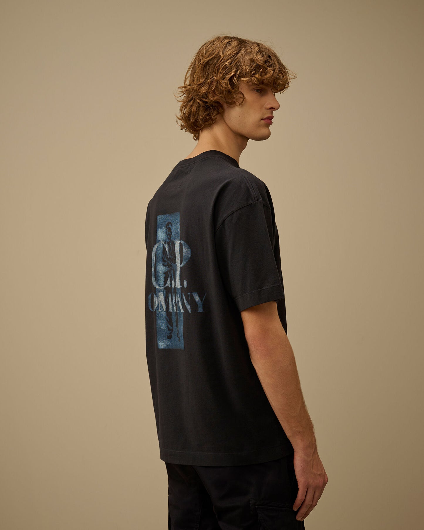 30/1 Jersey Comfort Logo T-Shirt, TOTAL ECLIPSE - BLUE