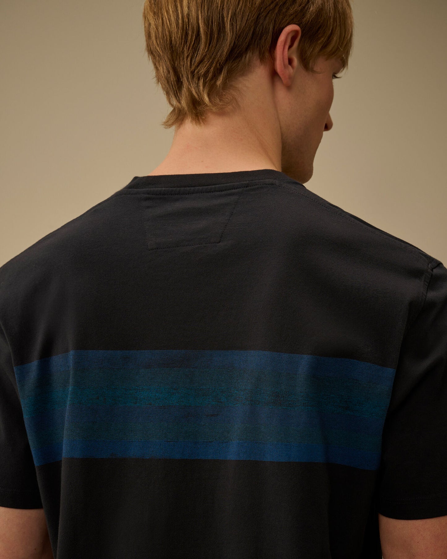 30/1 Jersey Short Sleeve Striped T-Shirt, TOTAL ECLIPSE - BLUE