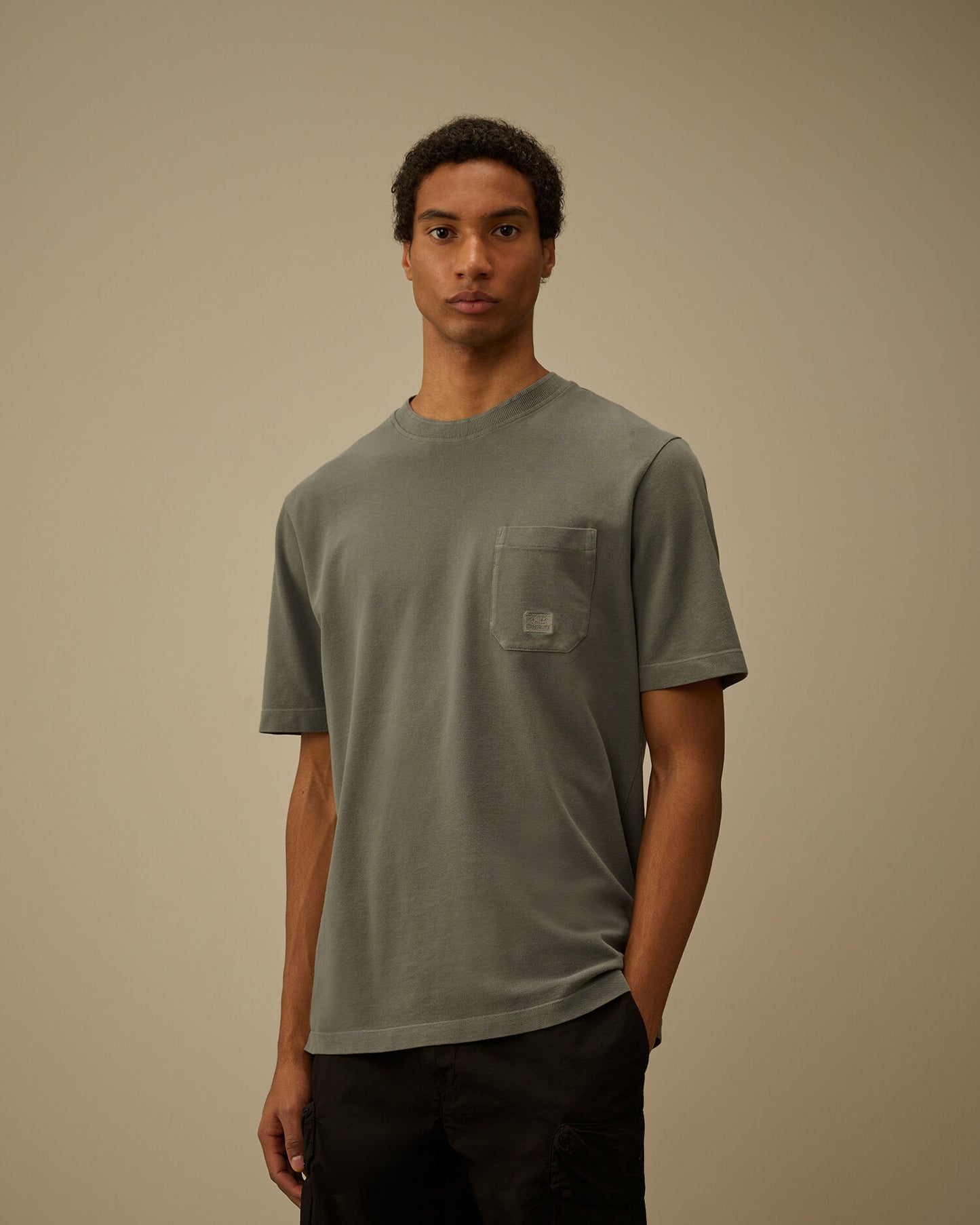 24/1 Piquet Pigment Dyed Short Sleeve T-Shirt, GUNMETAL - GREY