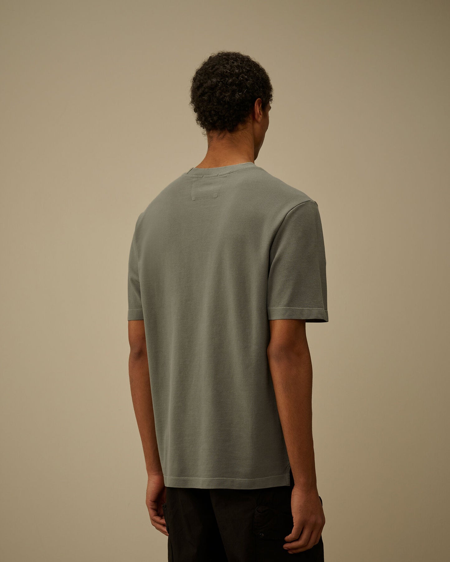 24/1 Piquet Pigment Dyed Short Sleeve T-Shirt, GUNMETAL - GREY