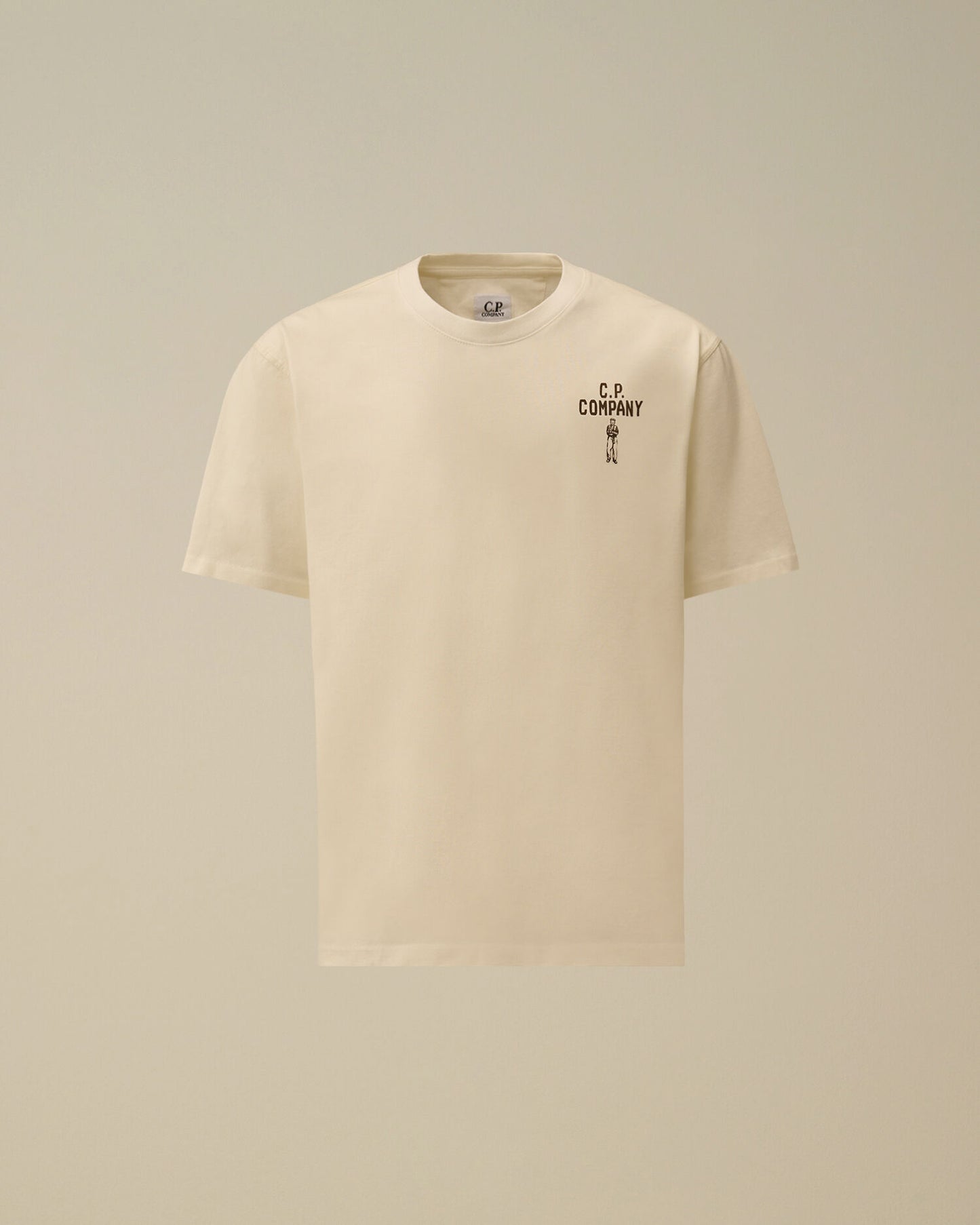 30/1 Jersey Short Sleeve British Sailor T-Shirt, GAUZE WHITE