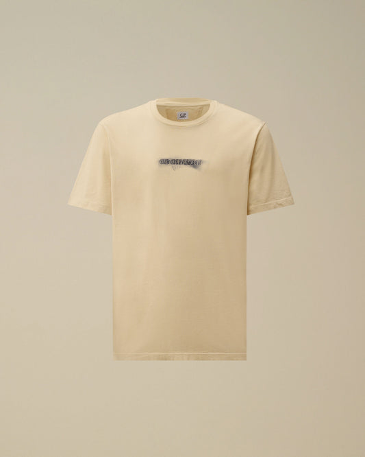 24/1 Jersey Short Sleeve Logo T-Shirt, FROZEN DEW - WHITE