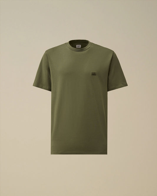 30/1 Jersey Short Sleeve Logo Patch T-Shirt, LAUREL WREATH - GREEN