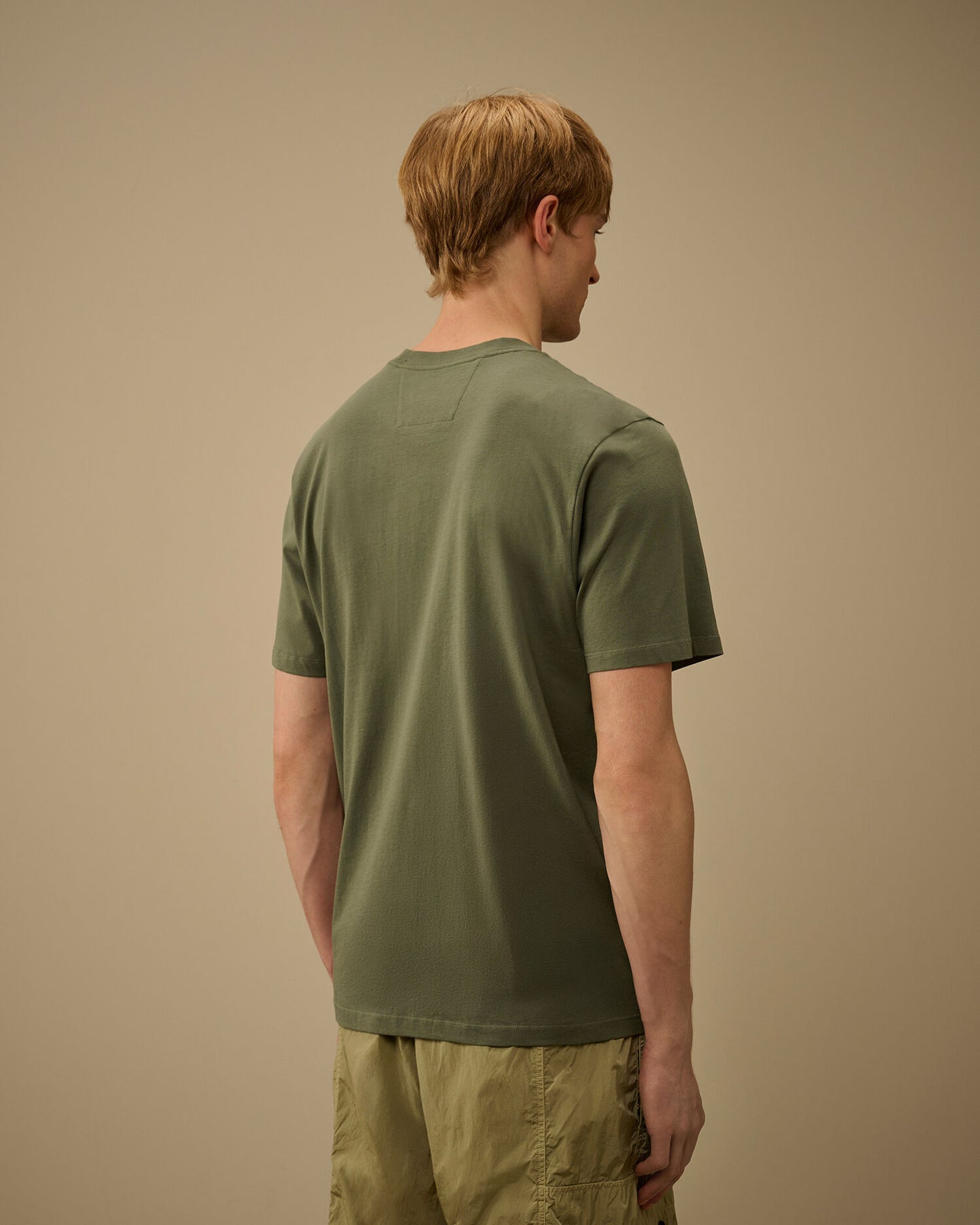 30/1 Jersey Short Sleeve Logo Patch T-Shirt, LAUREL WREATH - GREEN