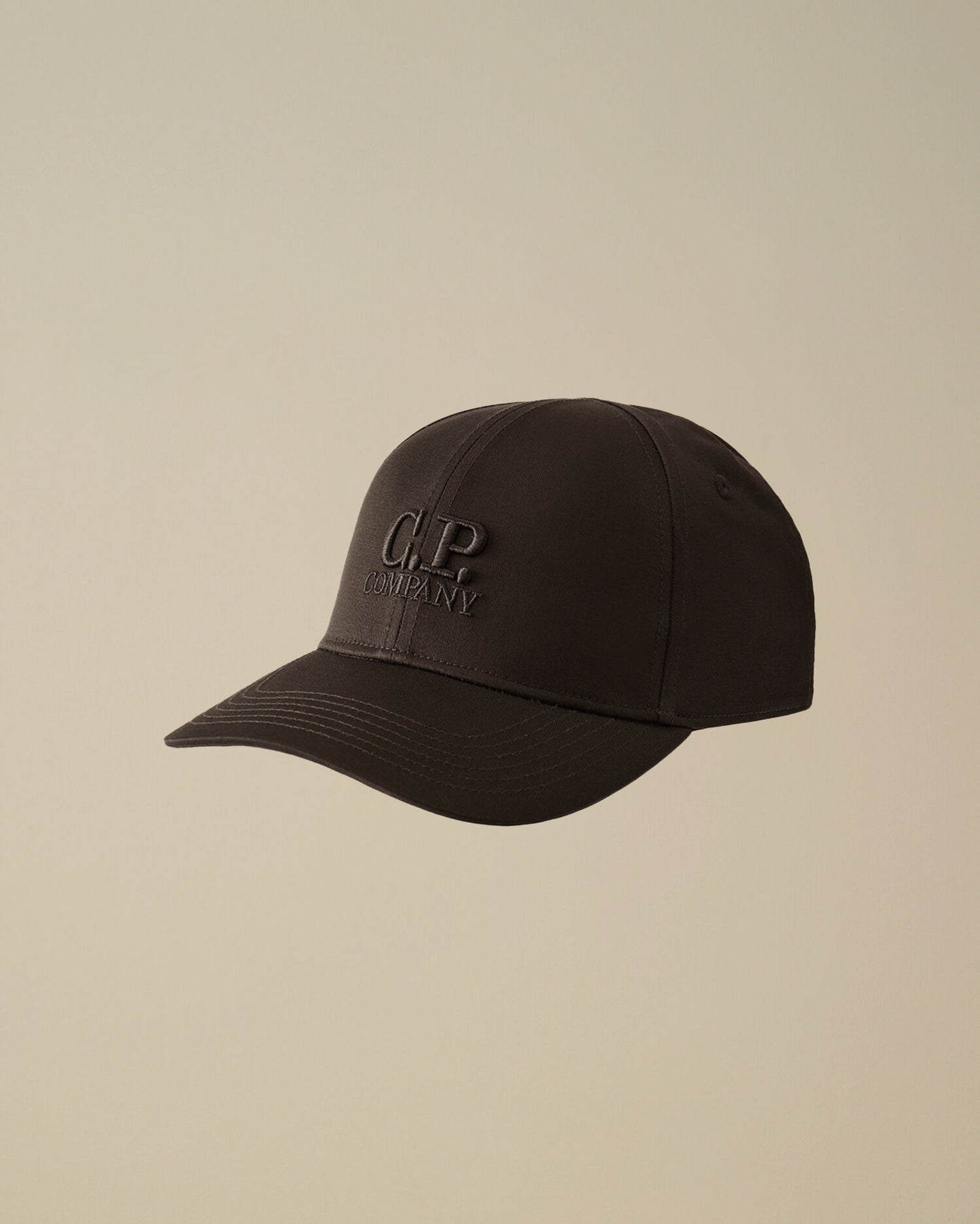 Gabardine Logo Cap, BLACK
