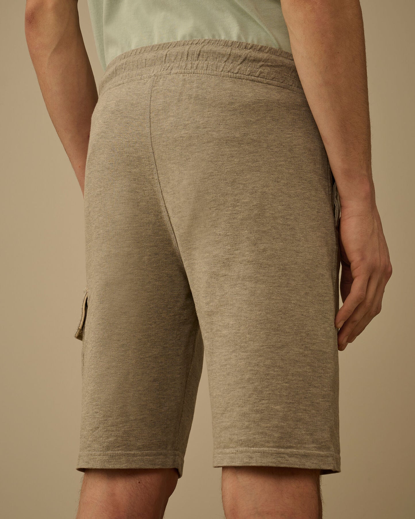 Light Fleece Cargo Lens Sweatshorts, GREYSTONE MELANGE
