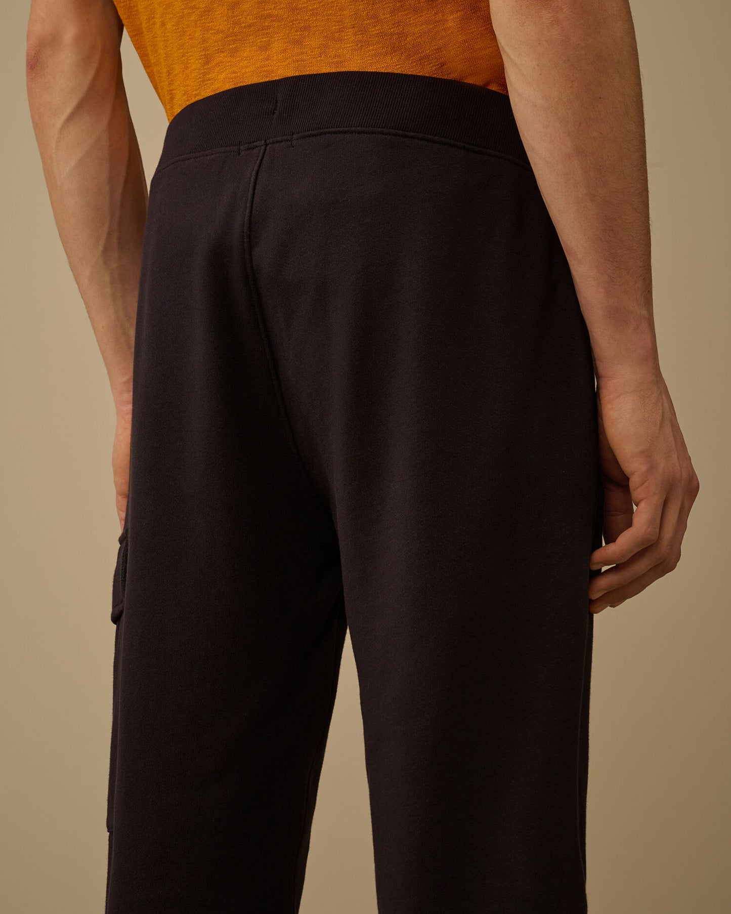 Diagonal Raised Fleece Cargo Lens Sweatpants, TOTAL ECLIPSE - BLUE