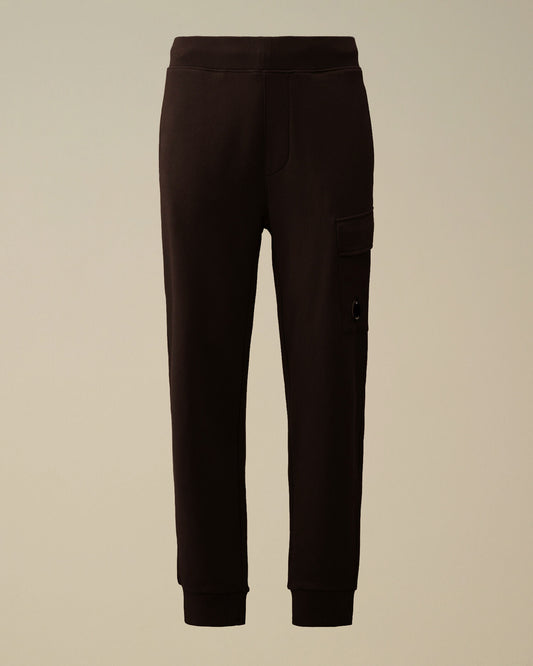 Diagonal Raised Fleece Cargo Lens Sweatpants, BLACK