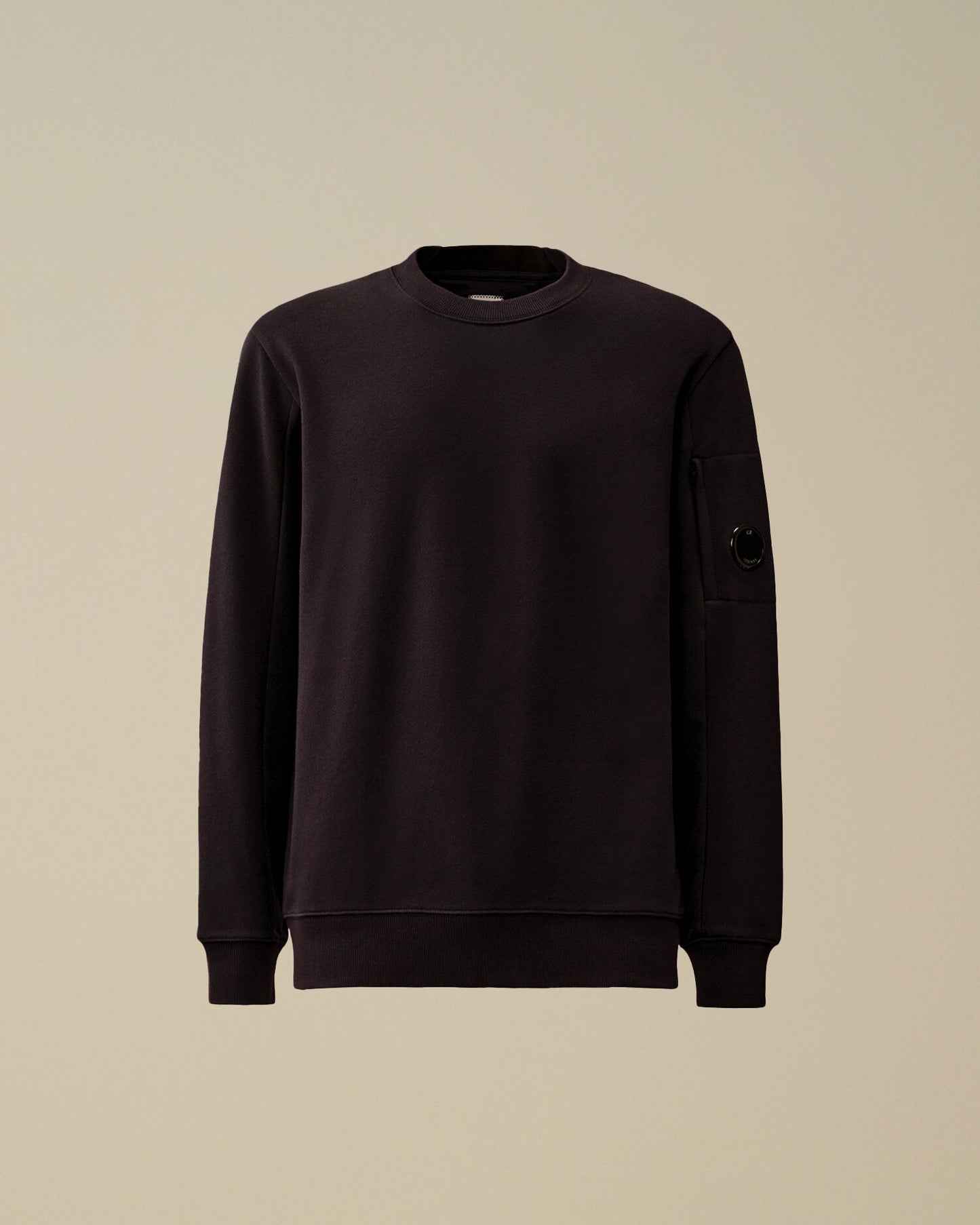 Diagonal Raised Fleece Crewneck Lens Sweatshirt, TOTAL ECLIPSE - BLUE