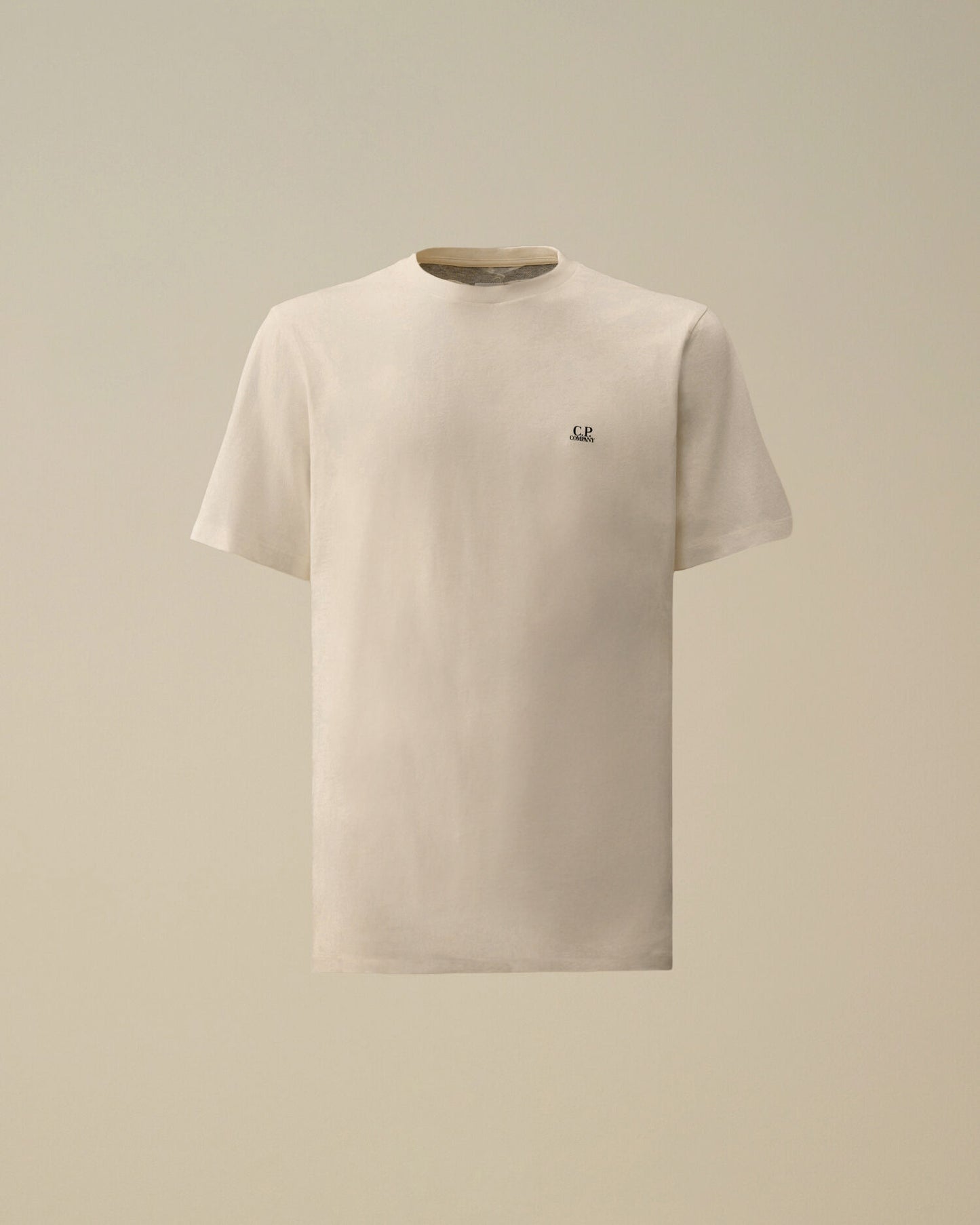 30/1 Jersey Short Sleeve Goggle T-Shirt, GAUZE WHITE
